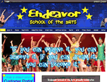 Tablet Screenshot of danceendeavor.com